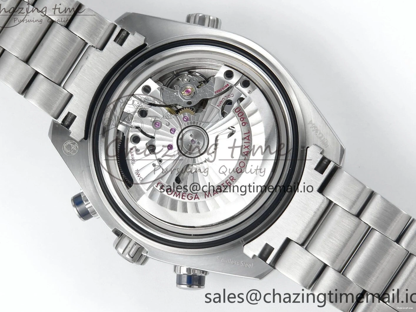 0407 Planet Ocean Master Chronometer 600M 45.5mm SS SCF 1:1 Best Edition Blue Bezel Blue Dial on SS Bracelet A9900 Super Clone Lightweight 7676